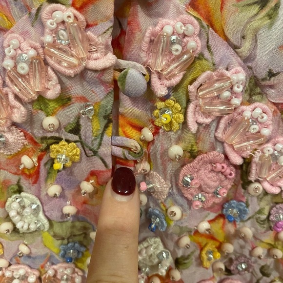 NWT LoveShackFancy Marisela Dress in Pastel Confetti Size 0 - Picture 5 of 8